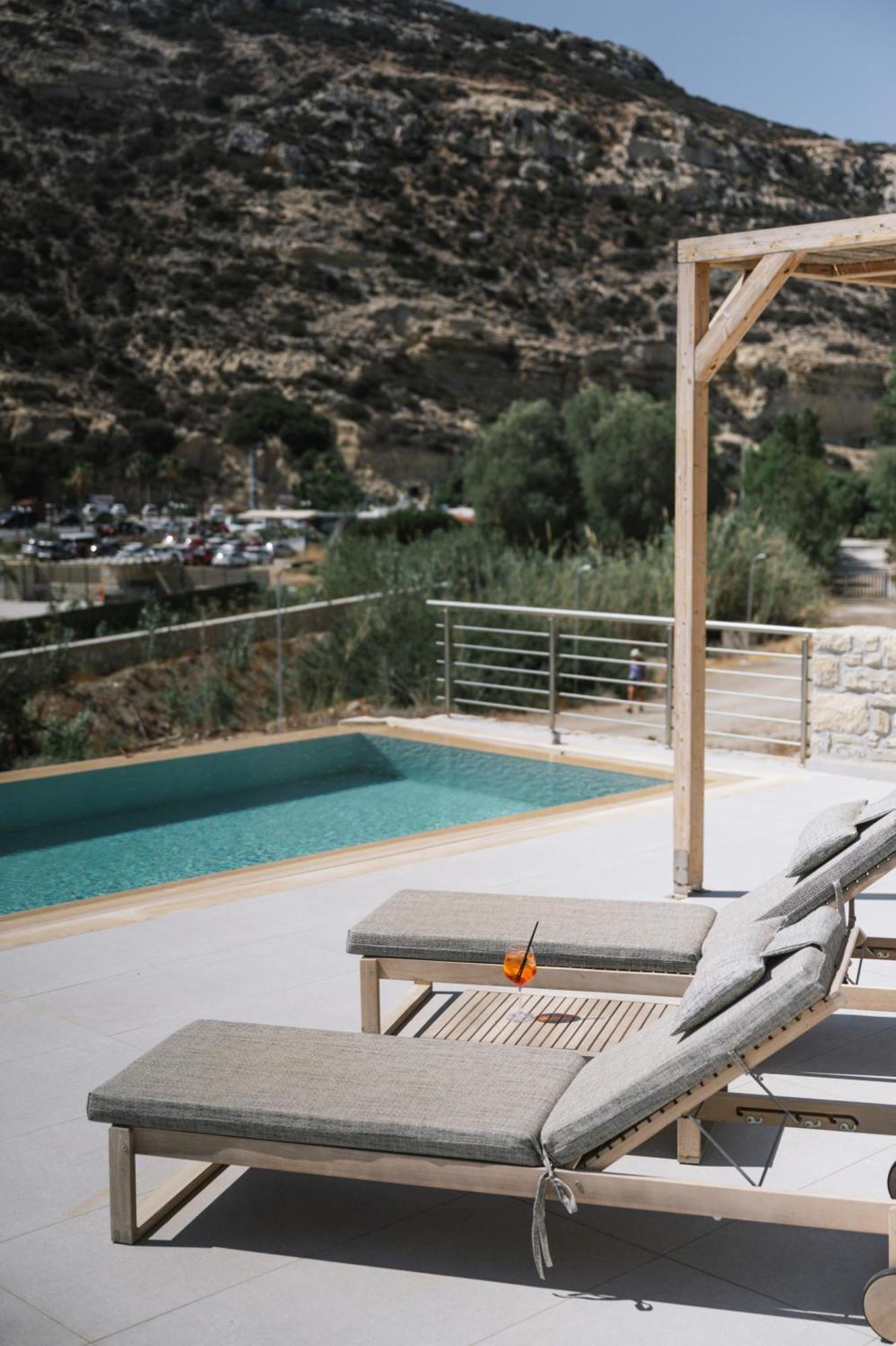 Luxury Villas Ammos In Style Matala  Exterior photo